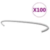 vidaXL Distanziatori per gabbioni 100 pz. Acciaio zincato Anteprima dell’immagine prodotto 1