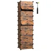 SONGMICS 10 Ebenen Schuhregal Schuhschrank Schuhorganizer Produktbild-Vorschau 5