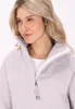 urban rain von Schmuddelwedda, Damen Fleecejacke - Lila, Produktbild-Vorschau 2