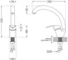 Mexen Rosa bateria kuchenna, chrom - 670800-00 Podgląd zdjęcia produktu 2