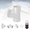 RAINWAY S Regenrinnen System (Rohrabzweig 67° weiß) - PVC-U Produktbild-Vorschau 1