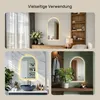 ARTFORMA LED Badspiegel Bogen 60x90 cm gold mit Touch und Produktbild-Vorschau 4