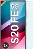 A smartphone screen protector with text overlay. Produktbild-Vorschau