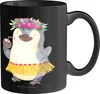 Mr. & Mrs. Panda Kaffeetasse Pinguin Kokosnuss - Schwarz - Produktbild-Vorschau 1