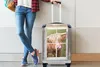 MuchoWow® Koffer Handgepäck Trolley Rollkoffer Kleine Produktbild-Vorschau 5