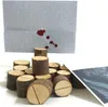 40 Tischkartenhalter aus Holz, Naturholz, Fotoständer, Produktbild-Vorschau 3