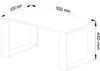 Akord Konferenční stolek Nox dub Sonoma/bílý 92x53x45 cm Náhled obrázku produktu 3