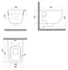 Bruckner WALTER Hänge-WC, Rimless, 37x52,5cm, weiß Produktbild-Vorschau 6