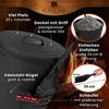 BLACK OAK Ascheeimer STROMBOLI 20L schwarz mit Deckel & Produktbild-Vorschau 3
