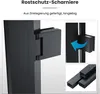 SONNI Porte de douche battante 80x195cm,6mm verre de Voir les images du produit 6