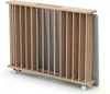WEBABY - Laufstall Baby Faltbar Holz mit rollen und matte Produktbild-Vorschau 2