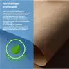 100x papier kraft brun 160 g/m² en papier naturel durable - Voir les images du produit 3