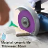 set di 3 frese per vetro disco diamantato Ø100mm per Anteprima dell’immagine prodotto 7