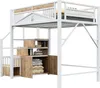 Metalowe łóżko na poddaszu Sweiko 140 x 200 cm, unikalna Podgląd zdjęcia produktu 7