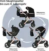 Bergsteiger Nizza 3 in 1 Kinderwagen, Kombikinderwagen Produktbild-Vorschau 4