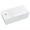 vidaXL Waschbecken Weiß 48x25x15 cm Keramik Produktbild-Vorschau 1