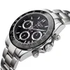 ELYSEE Herrenuhr SPORT  CHRONO. 100% Edelstahl schwarz Produktbild-Vorschau 2