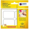 Etikety v bloku 45x30mm trvalé 100x kusů Náhled obrázku produktu 1