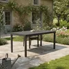 Table rectangulaire pour l'extérieur. Couleur : noir Voir les images du produit 4