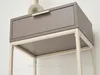 A close-up view of a narrow console table with a drawer and a shelf. Produktbild-Vorschau