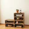 Caisse en bois flammé 40 x 30 x 25 cm - Caisse à fruits Voir les images du produit 6