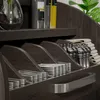 LEA | Besteckschrank | B110cm x H105 | Wenge-Schwarz | Produktbild-Vorschau 6