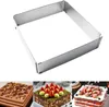 Verstellbarer Quadratischer Mousse-Ring, Rechteckiger Produktbild-Vorschau 1
