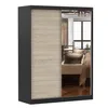 Kleiderschrank Schwebetürenschrank Schrank 150 cm Produktbild-Vorschau 4