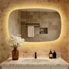 S'AFIELINA 95×60 cm Badspiegel mit Beleuchtung Oval LED Produktbild-Vorschau 11