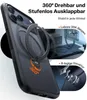 TORRAS Ostand Spin iPhone 17pro Max  Hülle Schwarz – 360° Produktbild-Vorschau 4