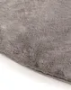 benuta Teppich Wohnzimmer Furry Grau ø 200 cm rund Produktbild-Vorschau 4