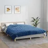 vidaXL Zátěžová deka modrá 200x225 cm 9 kg Látka Náhled obrázku produktu 2
