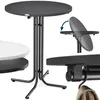Klappbarer Stehtisch rund höhenverstellbar Ø 70 cm, 110 cm Produktbild-Vorschau 12