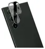 A close-up shot of a smartphone's rear camera lens protector, placed on the phone's back. Produktbild-Vorschau