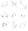 Emuca kledinglift voor garderobes, wandmontage, 600-830 mm, Productafbeelding-voorbeeld 4