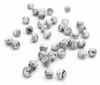 Vintageparts Glasperlen marmoriert weiß grau 6 mm, 40 Stück Produktbild-Vorschau 3
