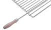 Griglia in acciaio inox con larghezza regolabile 45-55x37cm Anteprima dell’immagine prodotto 3