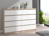 Roe Furniture | Kommode - 8 Schubladen - 140 cm - Weiß und Produktbild-Vorschau 5