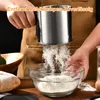 Edelstahl Mehlsieb, Zuckerstreuer mit Doppelsieb, für Mehl, Produktbild-Vorschau 4