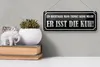 Blechschild Spruch 27x10cm Mann trinkt keine Milch isst Kuh Produktbild-Vorschau 4