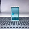 LEGO® 1x4x6 Portes Bleu transparent et cadre blanc pour Voir les images du produit 1