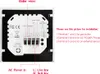 The back of a smart thermostat showing wiring terminals and installation instructions. Produktbild-Vorschau
