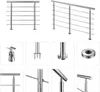 Edelstahl Geländer Treppengeländer FürTreppen Brüstung Für Produktbild-Vorschau 1