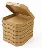 KAPAK Pizzakarton Braun 40x40x4 cm für Gastronomie Produktbild-Vorschau 9