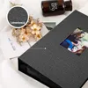 Fotobuch Leinen Einsteckalbum 300 Taschen Schwarz 10x15cm Produktbild-Vorschau 3