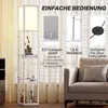 HOMCOM Stehlampe Stehleuchte mit 3 Fächern E27 Sockel USB-A Produktbild-Vorschau 6