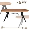 Table ronde VENTO 100 cm, extensible jusqu'à 200 cm, pour Voir les images du produit 4