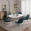 Esstisch Vicco Loyd Weiß/Grau 120 x 120 cm ausziehbar, Produktbild-Vorschau 3