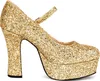Plateau Schuhe glitter-gold Schuhgröße: 37 Produktbild-Vorschau 2