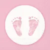20 serviettes Baby Steps Girl - Empreintes de pas bébé rose Voir les images du produit 6